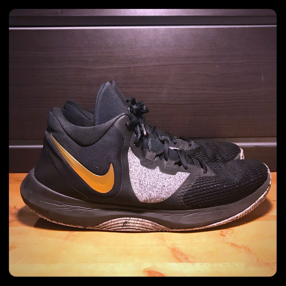 Nike - Air Precision 2 Basketball ‘Metallic Black’